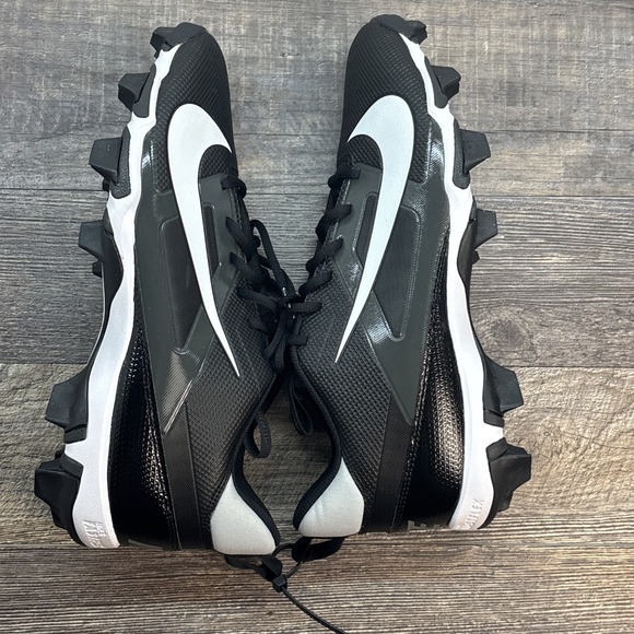 Nike Men's 11 Alpha Menace 4 Shark Football Cleats Black /White NEW - Picture 7 of 9